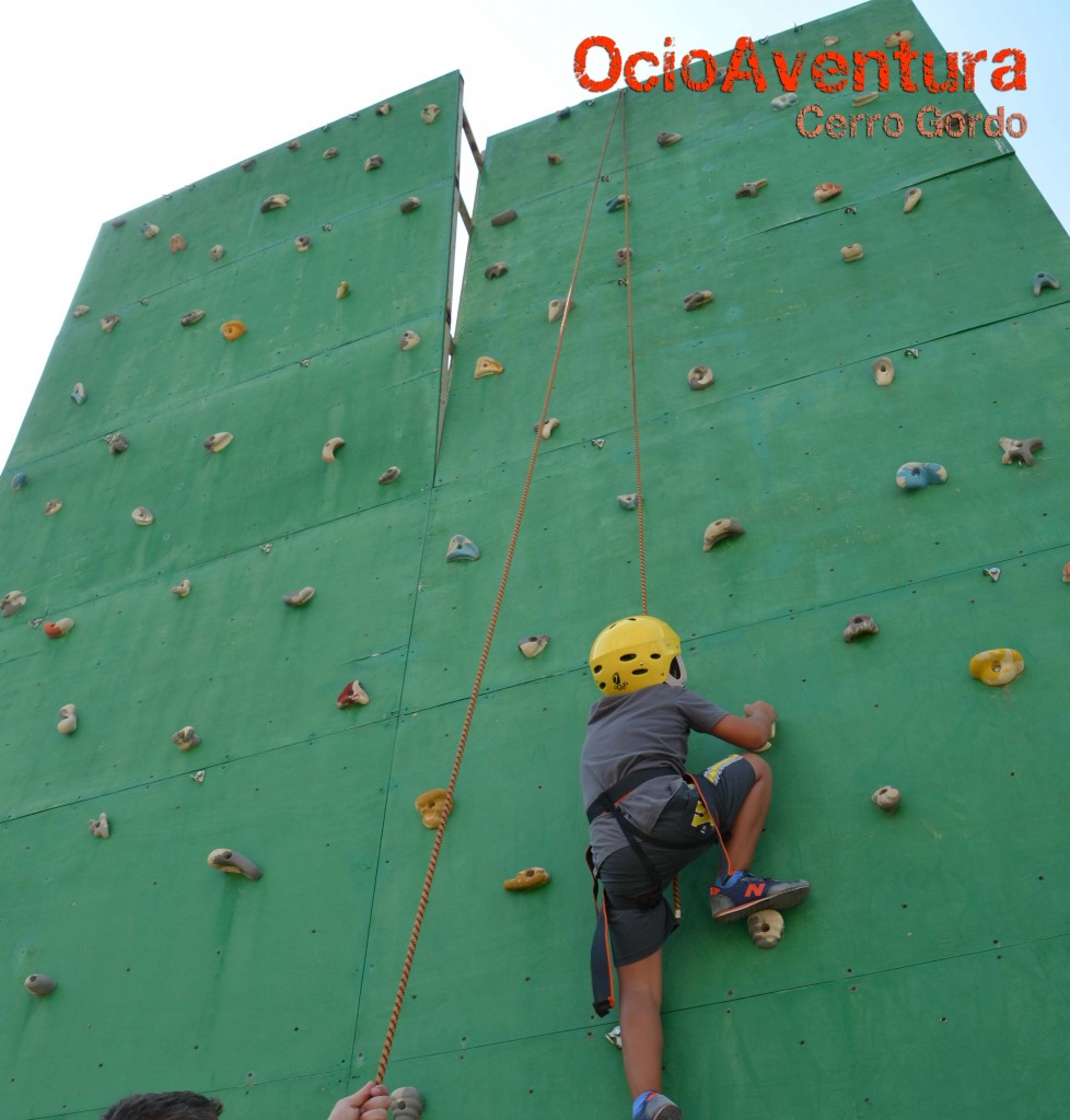 escalada en rocodromo