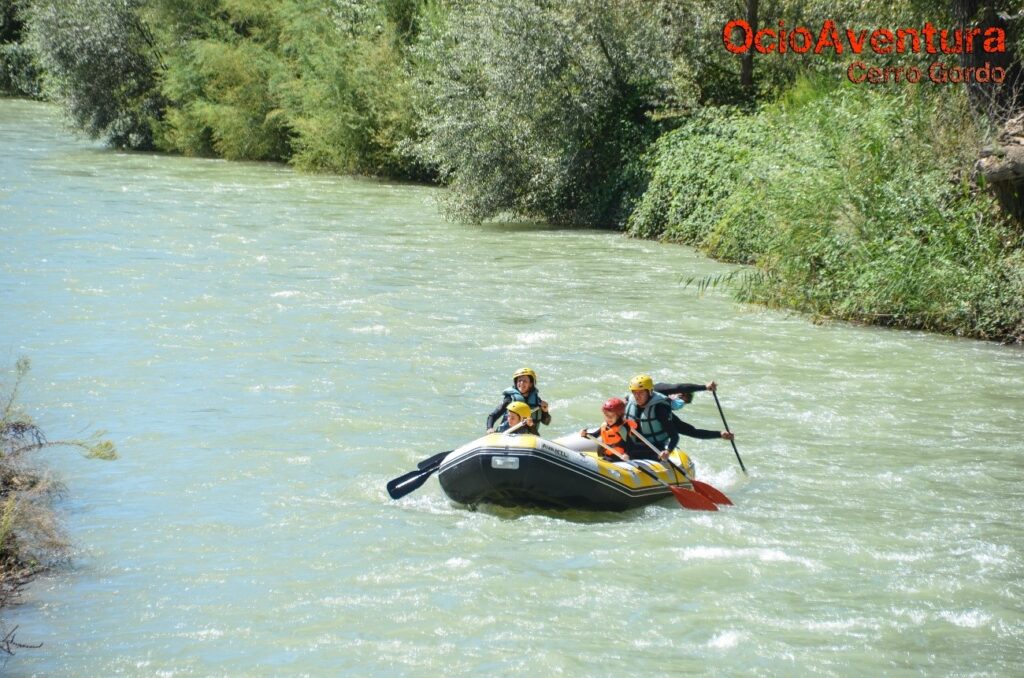 Rafting familiar en Málaga